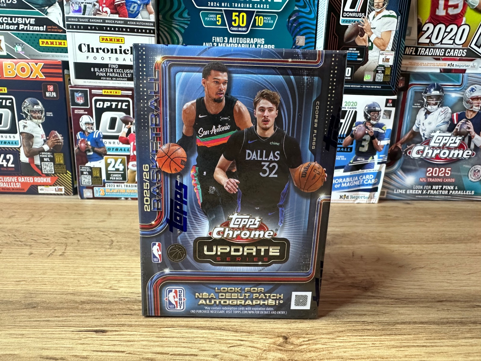 2025-26 Topps Chrome Update Series Basketball Blaster Box